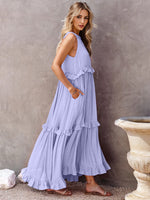 Load image into Gallery viewer, Tiered Maxi Dress with Pockets
