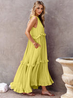 Load image into Gallery viewer, Tiered Maxi Dress with Pockets
