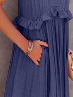 Load image into Gallery viewer, Tiered Maxi Dress with Pockets
