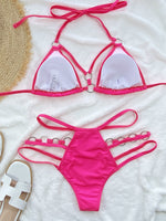 Load image into Gallery viewer, Cutout Halter Neck Two-Piece Bikini Set
