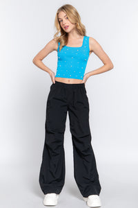 Jolene Pearl Cropped Tank