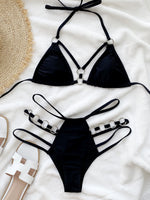 Load image into Gallery viewer, Cutout Halter Neck Two-Piece Bikini Set
