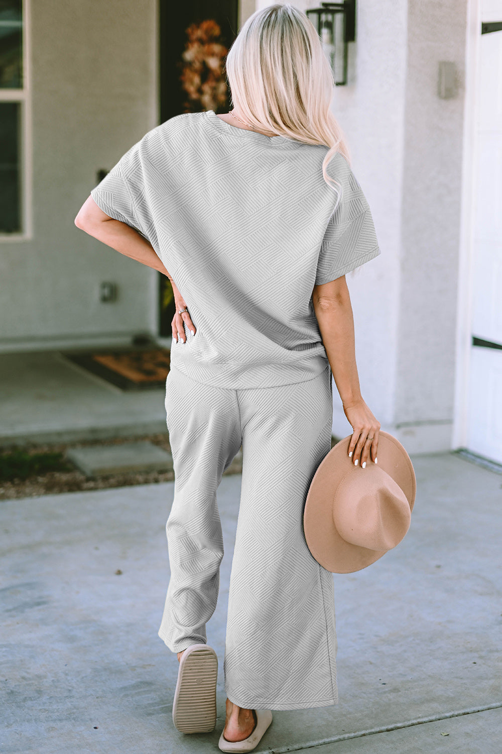 Jan Short Sleeve Pants Set